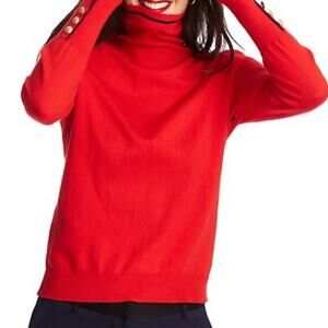 Court & Rowe Red Turtleneck Sweater size Large